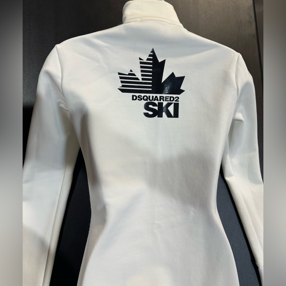 Dsquared2 White Stirrup Snow one Piece Ski Suit NWT - Picture 2 of 10